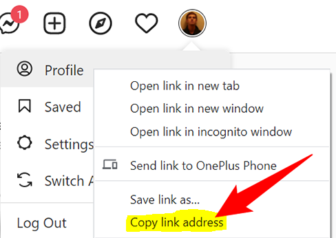 How to Get and Copy Your Instagram Link on Your Computer