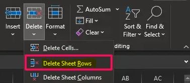 How to Delete Blank Rows in Microsoft Excel