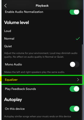 How to Use the Spotify Equalizer on iOS and Android