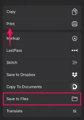 How to Save your Calendar as PDF from iPhone or iPad