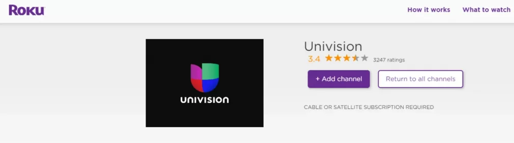 How to Add Univision on Your Roku