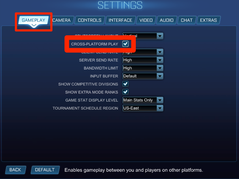 How to Play with Cross-Platform Friends in Rocket League