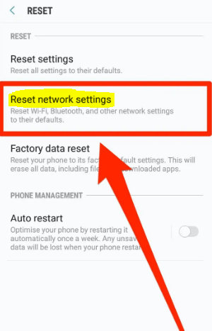 How To Reset Network Settings On An Android Phones