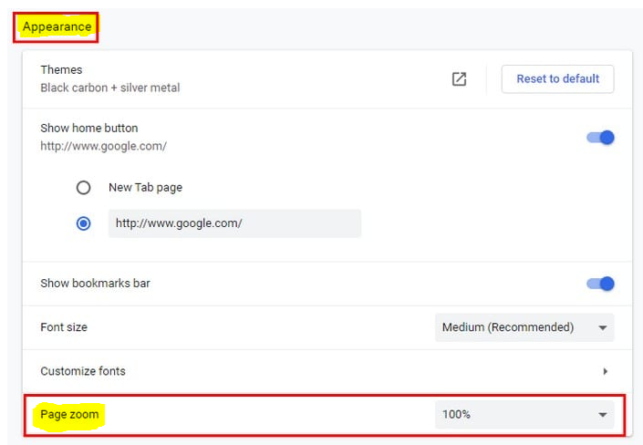 How to Change Default Zoom Settings on Chrome