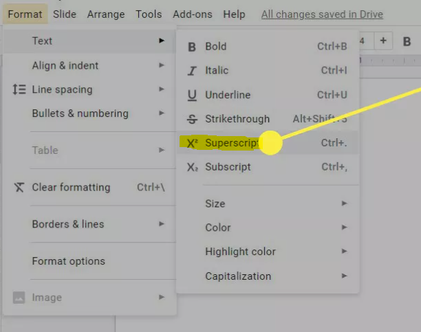 How to Add Subscript and Superscript to Google Slides
