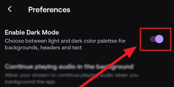 How to Turn On and Off Dark Mode on Twitch on Mobile App