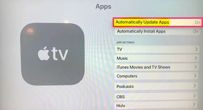 How to Update an App on an Apple TV 