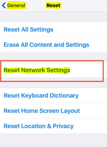 How to Reset Network Settings on an iOS and iPadOS