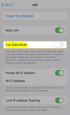 How to Disable Low Data Mode on an iPhone