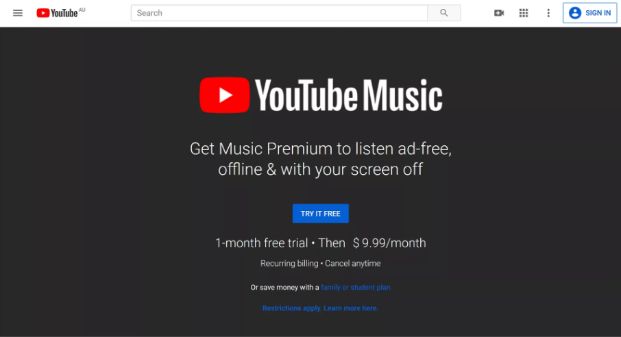 How to Sign Up for Music Premium on YouTube 