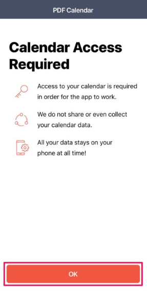 How to Save your Calendar as PDF from iPhone or iPad
