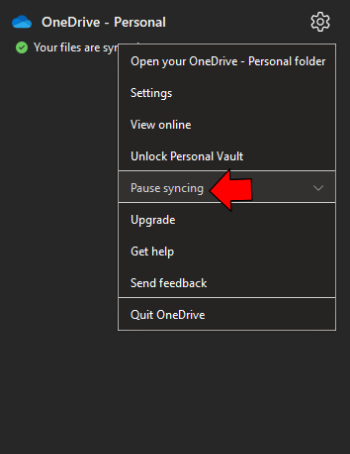 How to Pause OneDrive in Windows 11