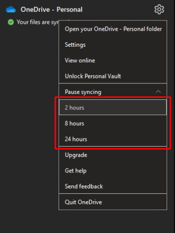 How to Pause OneDrive in Windows 11