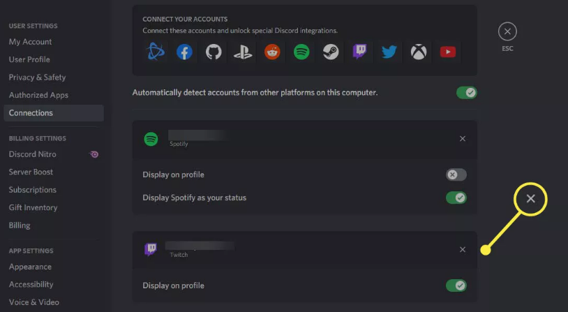 How to Disconnect Twitch From Discord