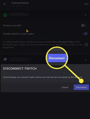 How to Disconnect Twitch From Discord