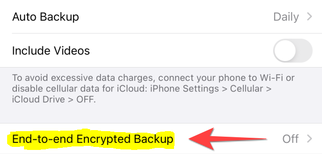 How to Encrypt Chat Backups on WhatsApp on Your iPhone