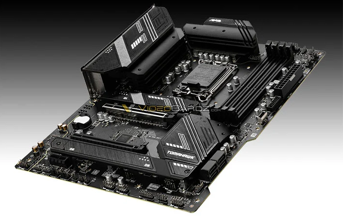 Before its release, the MSI B760 MAG Tomahawk Motherboard Already Appear to Be Sleek and Prepared for Combat
