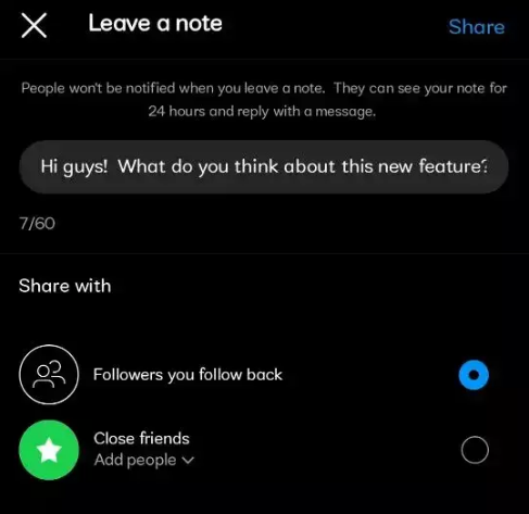 How to Use Notes Feature on Instagram