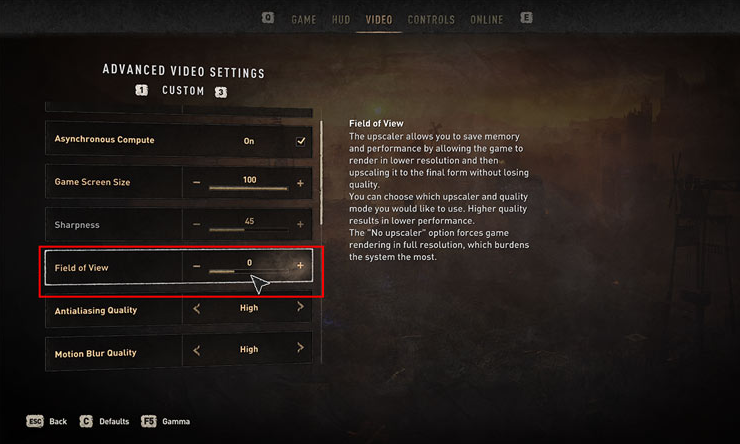How to Change FOV in Dying Light 2
