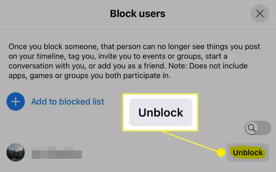 How to See Your Facebook Blocked List in Your Browser