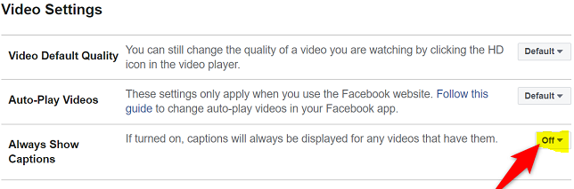 How to Disable Facebook Video Captions on Your Desktop