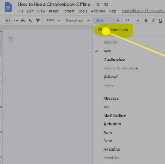 How to Add a Font to Google Docs