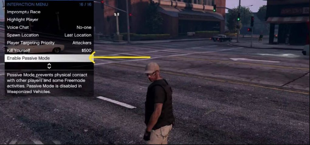 How to Enable or Disable Passive Mode in GTA 5 Online