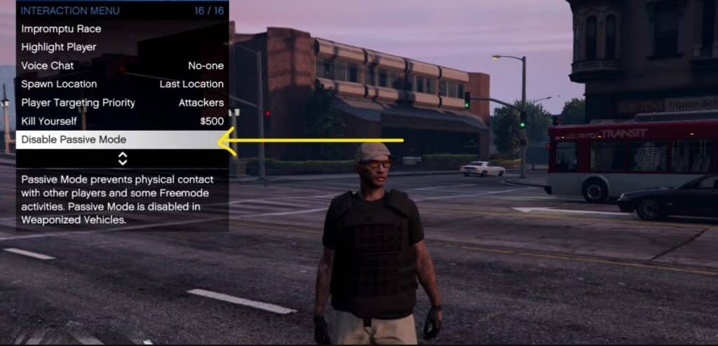How to Enable or Disable Passive Mode in GTA 5 Online