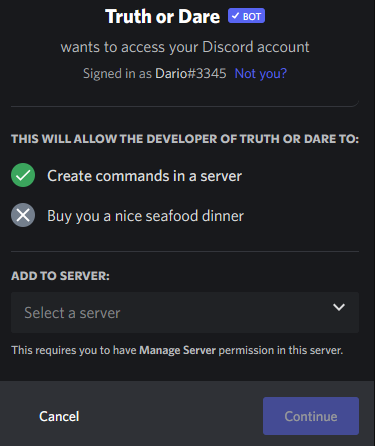 How to Add Truth or Dare Bot on Discord
