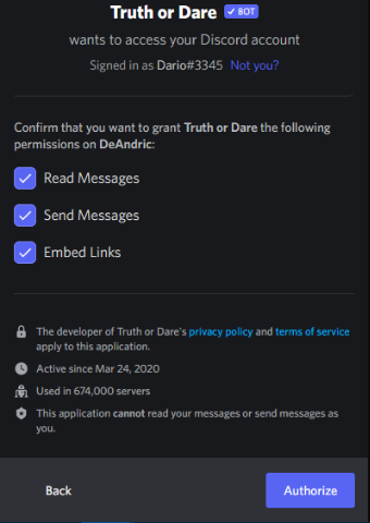 How to Add Truth or Dare Bot on Discord