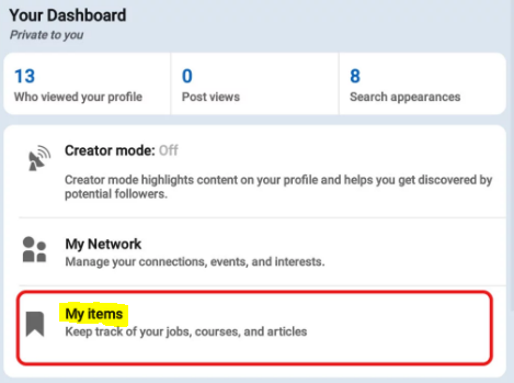 How to View Saved Posts on LinkedIn On Your Mobile