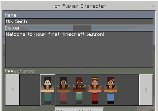 How to Change the Dialog for NPC in Minecraft