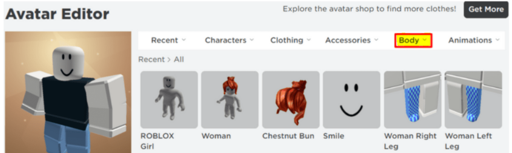 How to Create a Classic Noob Character In Roblox