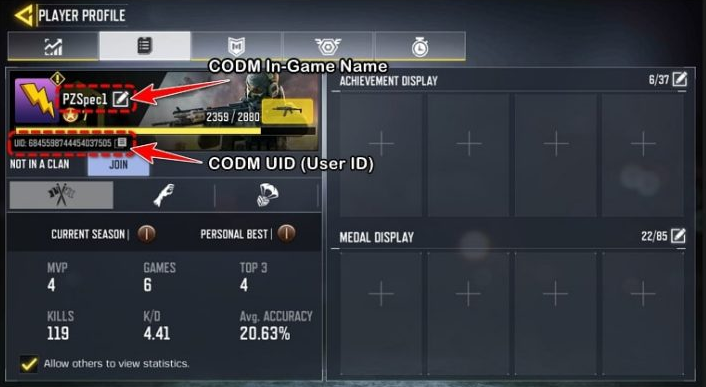 How to Find Call Of Duty Mobile Username (IGN) and User ID (UID