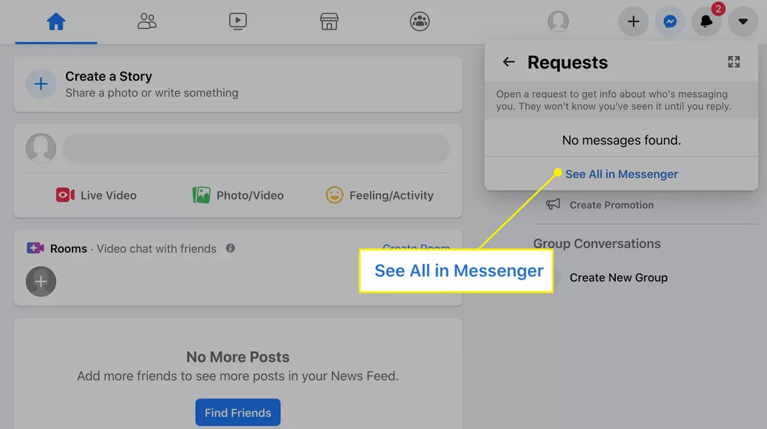 How to Find Hidden Facebook Messages From the Desktop