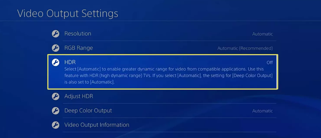 How to Enable HDR on PS4