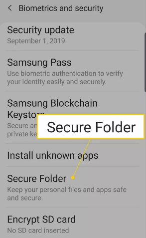 How to Create a Secure Folder on Samsung Mobiles