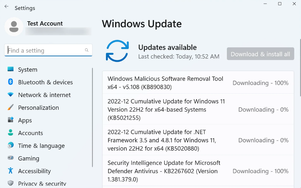 The cumulative updates KB5021255 and KB5021234 for Windows 11 have been issued
