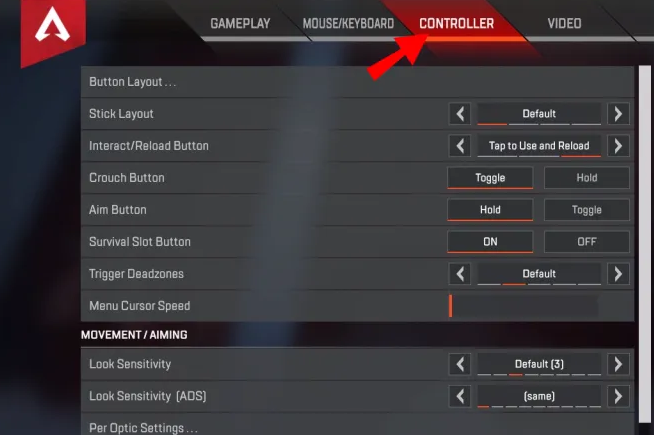 How to Turn Off Aim Assist in Apex Legends