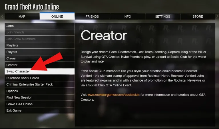How to Switch Characters in GTA 5 Online