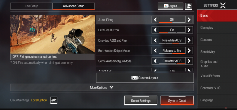 How to Logout and Login to Apex Legends Mobile