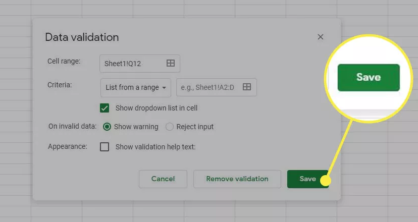 How to Modify or Remove a Drop-Down List in Google Sheets