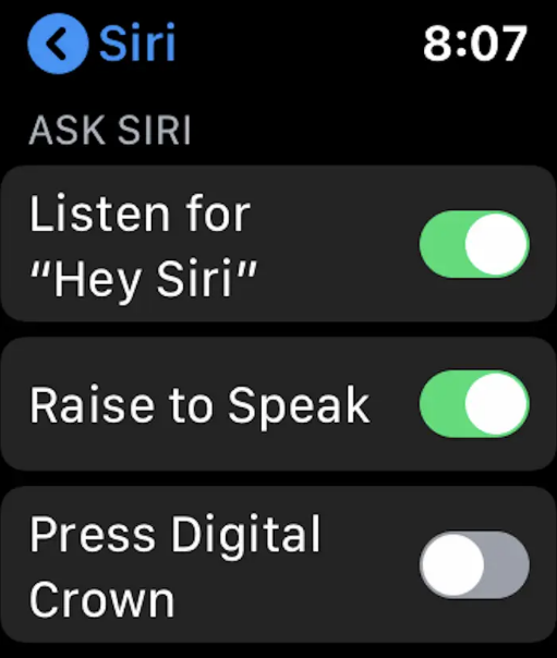 How to Turn Off Siri on an Apple Watch