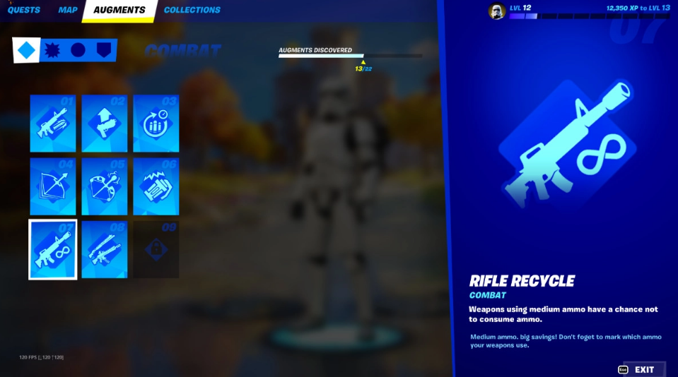 How to Unlock All Augments in Fortnite Chapter 4 Season 1