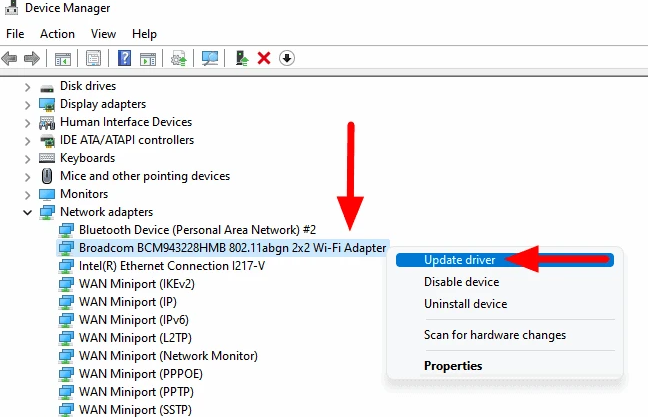 How to Update Wi-Fi Driver on Windows 11