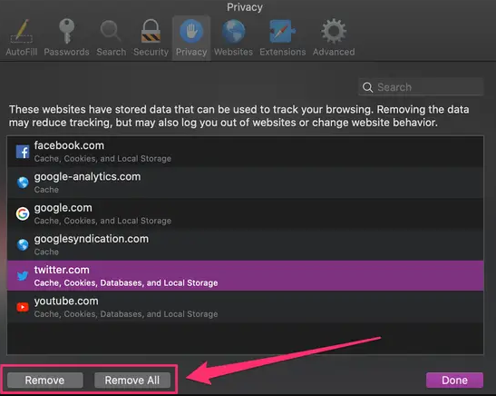 How to Remove Data on Certain Websites on Your Mac