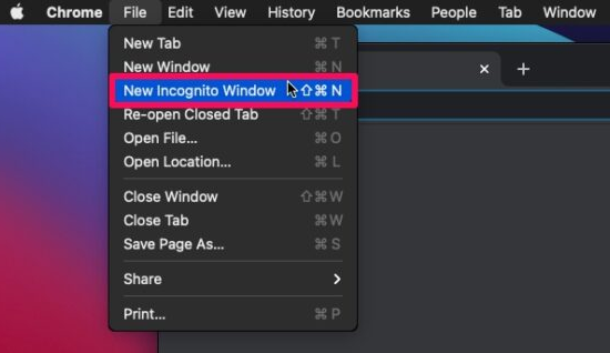 How to Use Google Chrome Incognito Mode on Mac