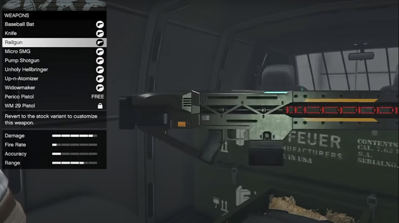 How to Get Railgun In GTA 5 Online