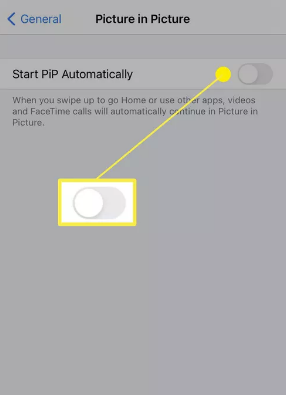 How to Disable Automatic Picture in Picture Mode on an iPhone