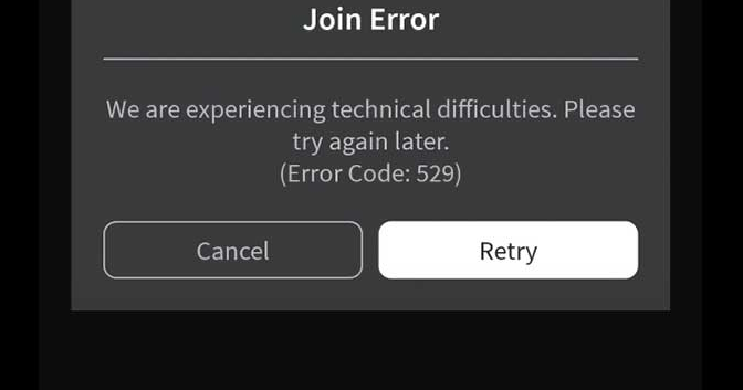 How to Fix Error Code 529 in Roblox 